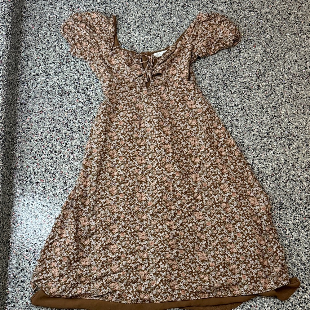 Floral Puff Sleeve Dress